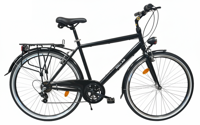 Rower Dallas City Trekking Stal Men 28" 7spd czarny - DALLAS BIKE zdjęcie 1
