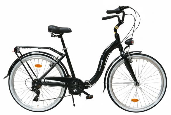 Rower Dallas Składak Alu 26" 7spd czarny - DALLAS BIKE zdjęcie 1