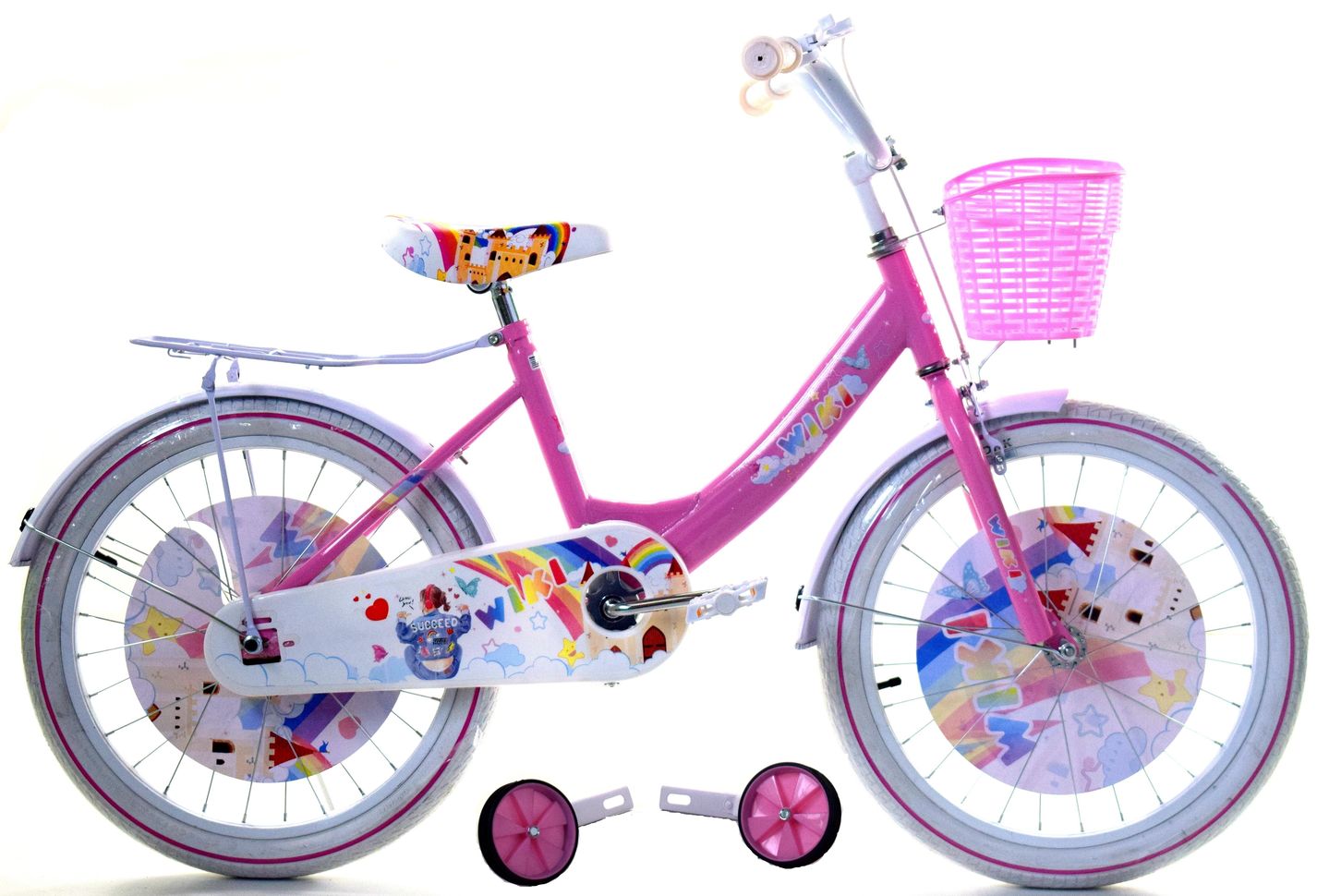 Rower dziecięcy Wiki 20" - Różowy zdjęcie 1