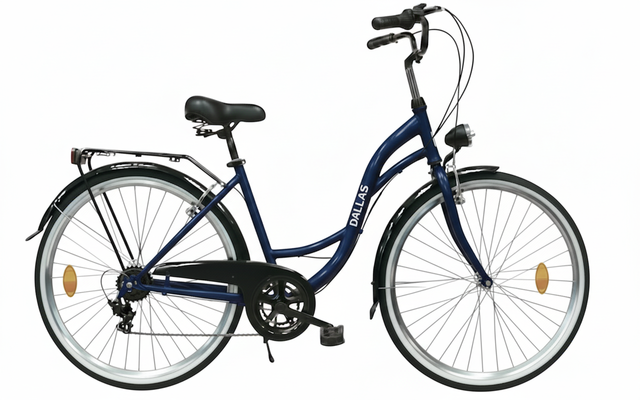 Rower Miejski Dallas City 28" 7spd granatowo-czarny - DALLAS BIKE zdjęcie 1