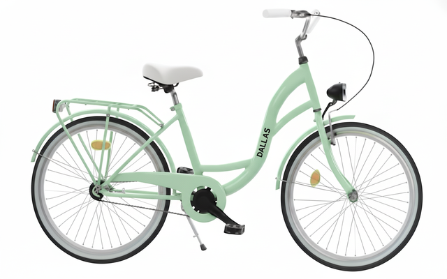 Rower Dallas City Junior 24" 1spd mięta - DALLAS BIKE zdjęcie 1