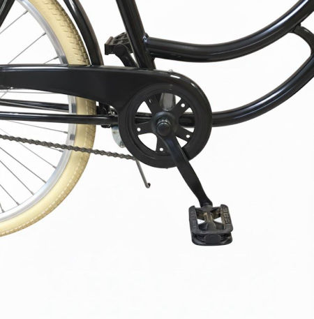 Rower Miejski Dallas Retro 26" 1spd czarny z kremem - DALLAS BIKE zdjęcie 4