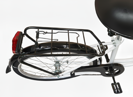 Rower Miejski Dallas Retro 26" 1spd biały z czarnym - DALLAS BIKE zdjęcie 3