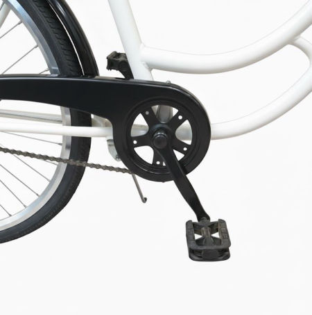 Rower Miejski Dallas Retro 26" 1spd biały z czarnym - DALLAS BIKE zdjęcie 4