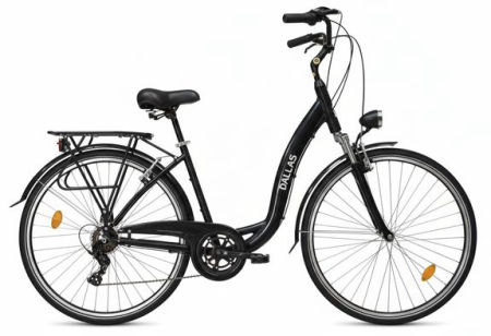 Rower Miejski Dallas City Alu 28" 7spd GE czarny - DALLAS BIKE zdjęcie 2