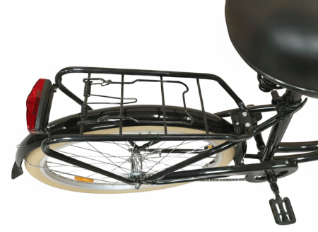 Rower Miejski Dallas Retro 26" 1spd czarny z kremem - DALLAS BIKE zdjęcie 3
