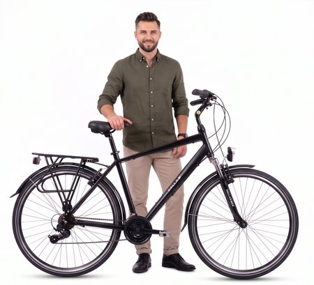 Rower Dallas City Trekking Alu Men 28