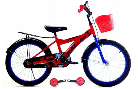 Rower dziecięcy BMX 20" - Czerwony zdjęcie 2