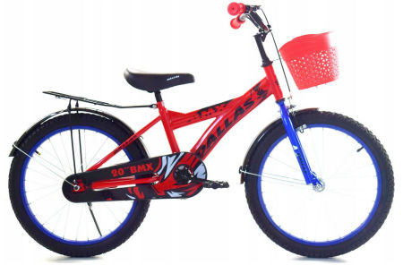 Rower dziecięcy BMX 20" - Czerwony zdjęcie 1