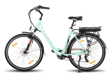 Karida - Hiland Rower elektryczny 28" 7 biegów Shimano - Miętowy - Hiland zdjęcie 3