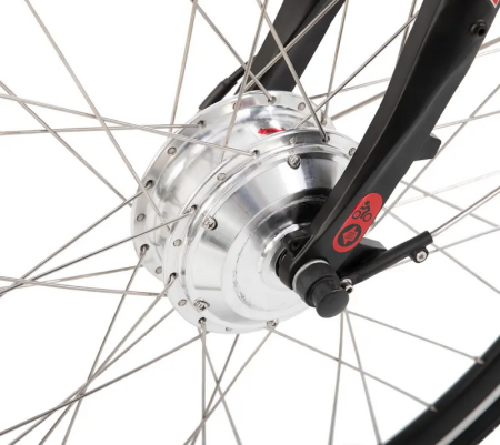 Karida - Hiland Rower elektryczny 28" 7 biegów Shimano - Miętowy - Hiland zdjęcie 4