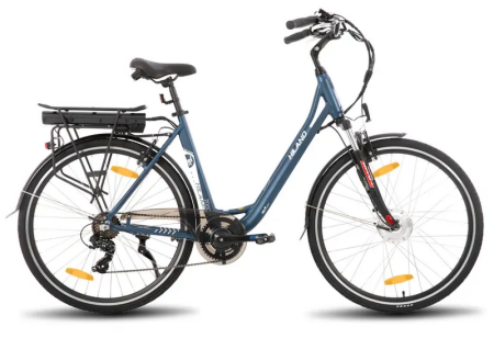 Karida - Hiland Rower elektryczny 28" 7 biegów Shimano - granat - Hiland zdjęcie 4