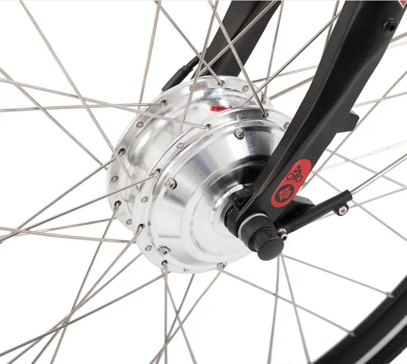 Karida - Hiland Rower elektryczny 28" 7 biegów Shimano - granat - Hiland zdjęcie 1
